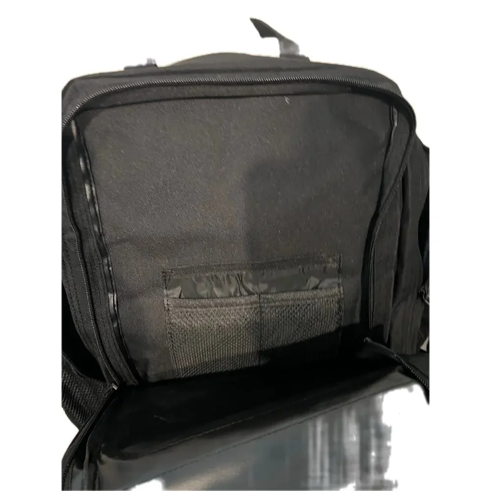 No Label Tactical Black Backpack Medium 26L